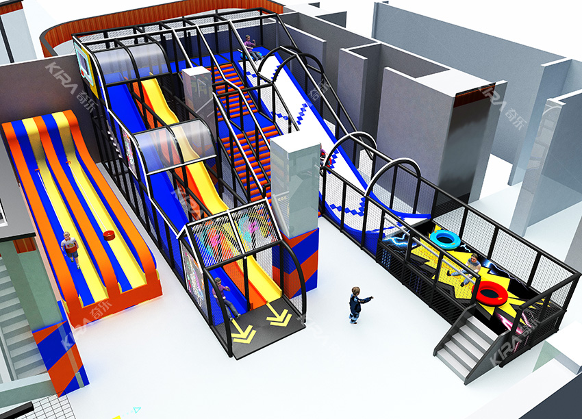 這種一蹦床為主，多種游樂(lè)項(xiàng)目結(jié)合的運(yùn)動(dòng)公園，是當(dāng)下非常受年輕人喜愛(ài)的。