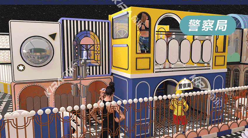 兒童模擬警察局